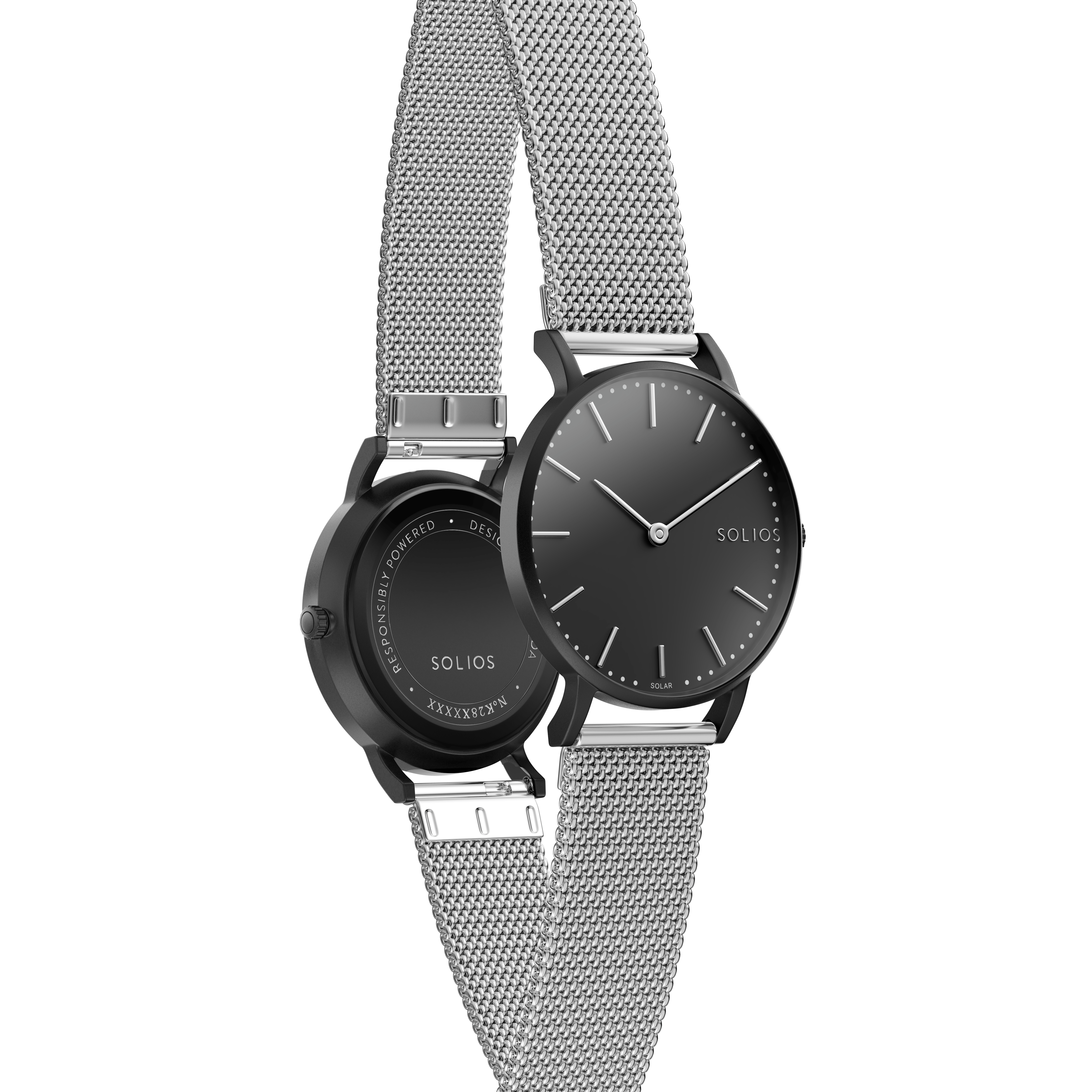 Minimalist solar watch outlet
