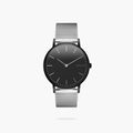 40mm / Mesh Metal / Silver