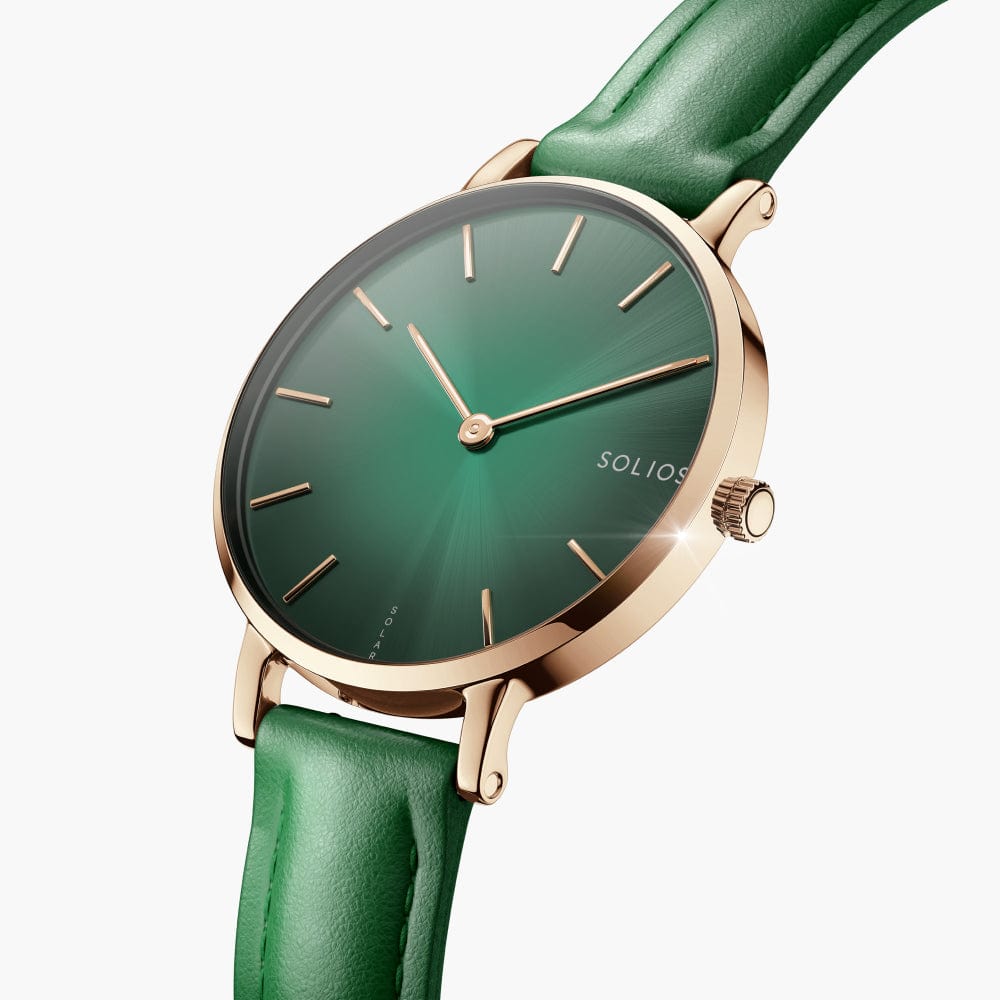 The Rainforest Mini Bundle | Green Dial - Rose Gold Case