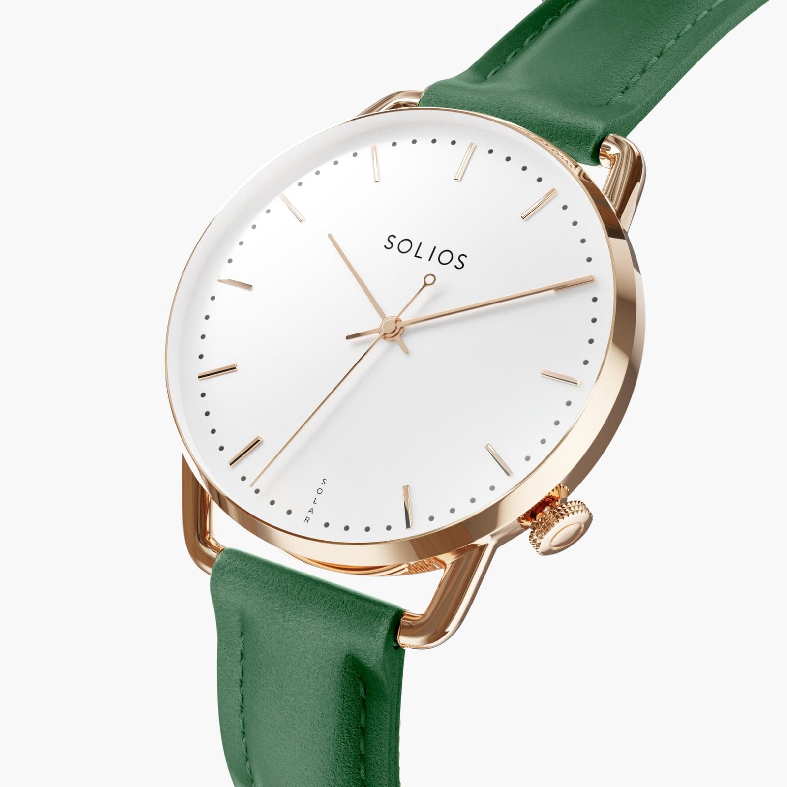 The Solar Curve Mini Bundle | White Dial - Rose Gold Case