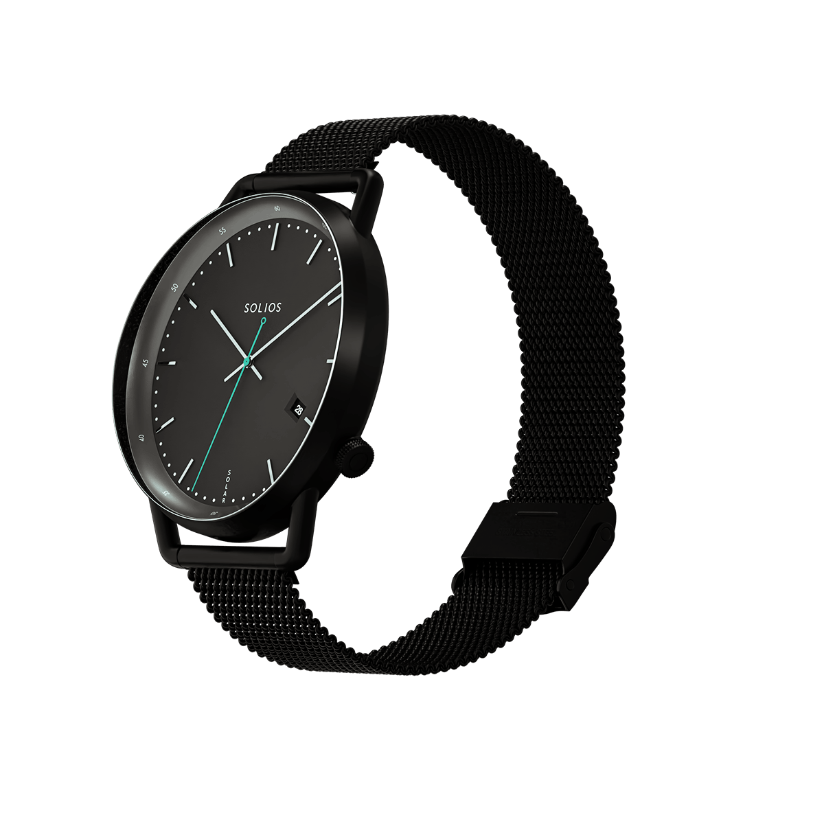 The Solar Curve | Black Dial - Black Case