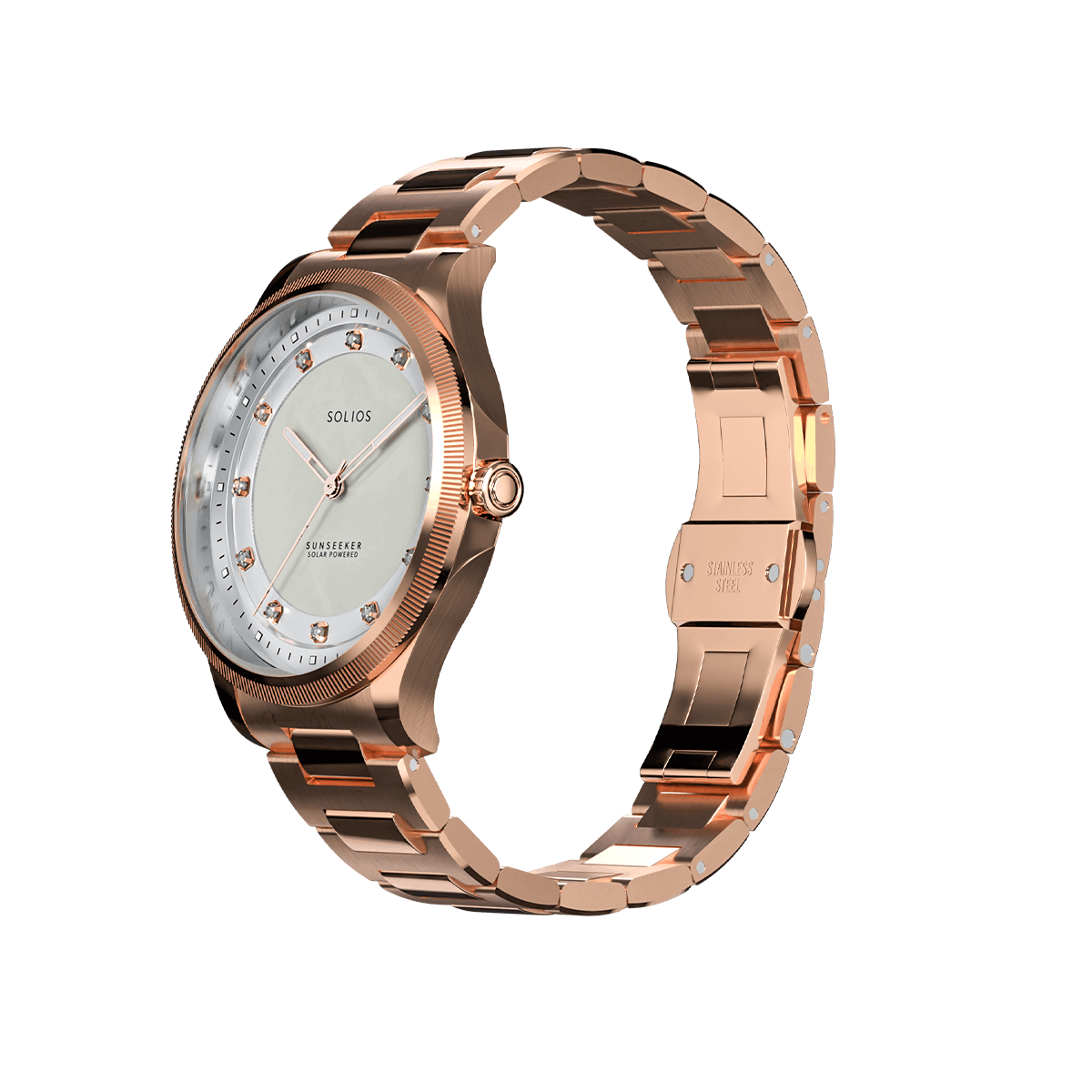 The Sunseeker Proud Diamond | Mother of Pearl Dial - Rose Gold Case - 34mm