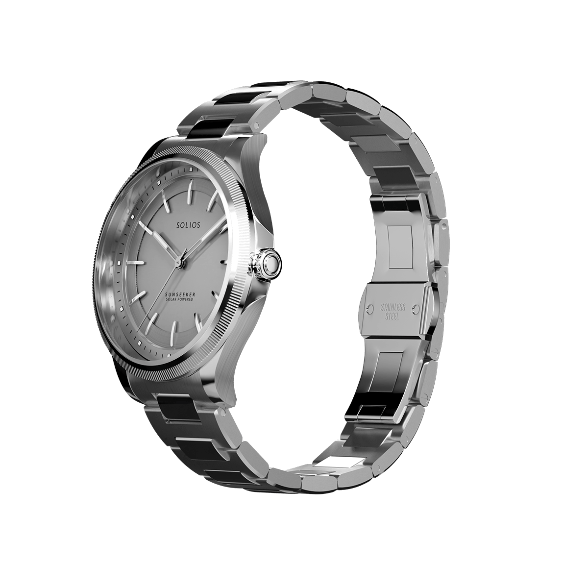 The Sunseeker | Silver Dial - Silver Case - 34mm