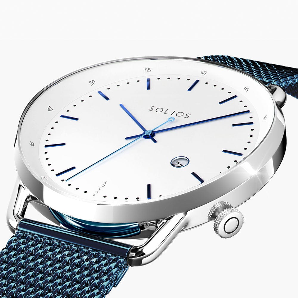 The Solar Curve Bundle | White Dial - Silver Case