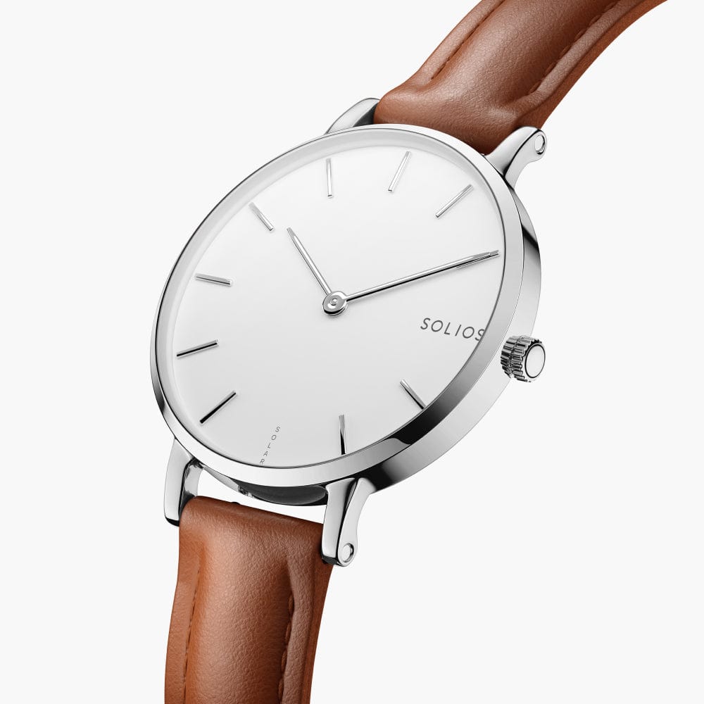 The Solar Mini Bundle | White Dial - Silver Case