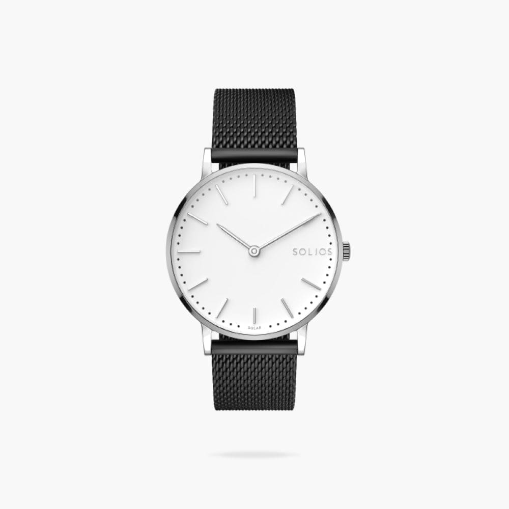 La Solar Classic | Cadran Blanc - Boîtier Argent