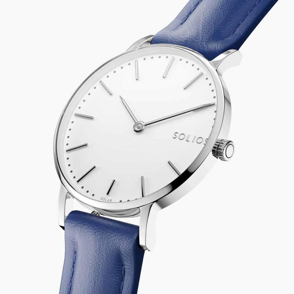 La Solar Classic | Cadran Blanc - Boîtier Argent